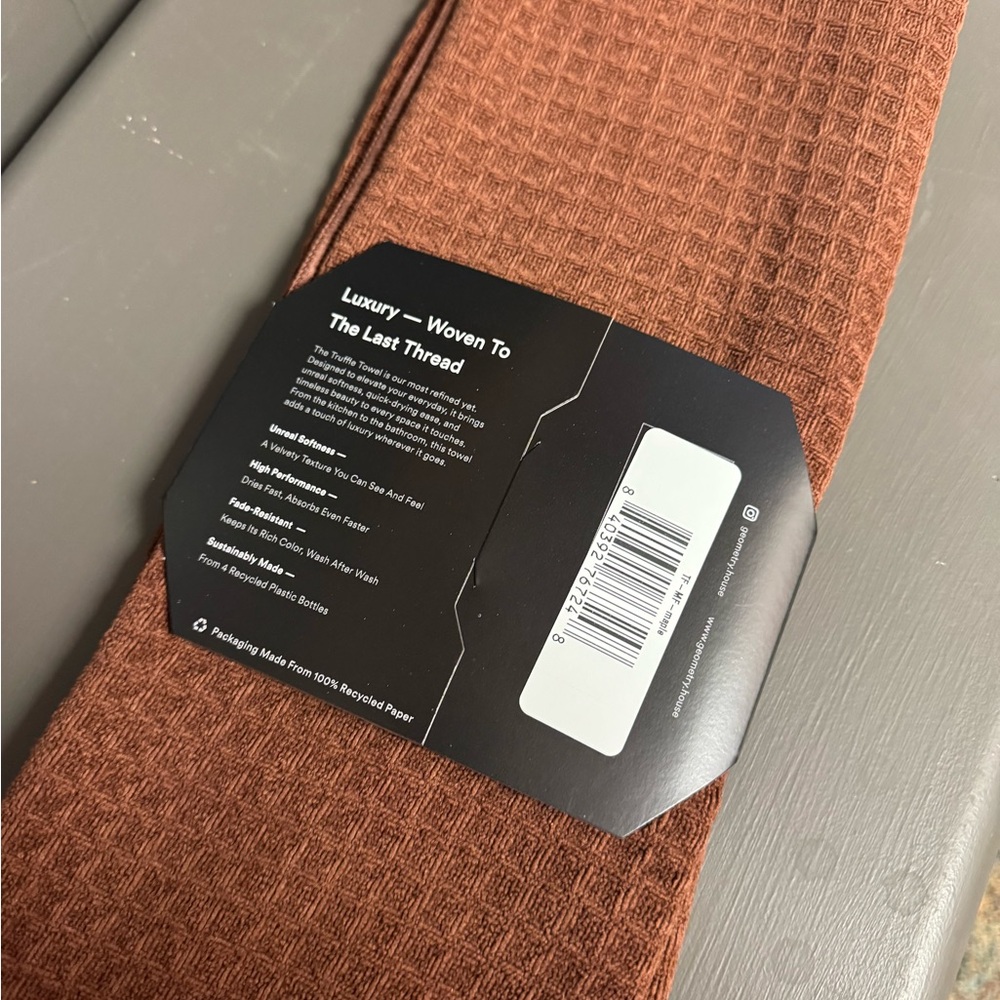 Geometry Truffle Kitchen Towel - Picture 3 of 6